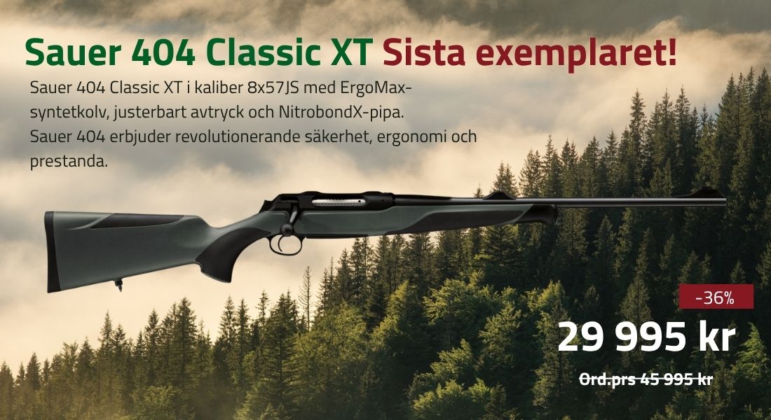Sauer 404 Classic XT Sista exemplaret!