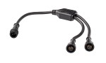 Lafayette Y-Kabel för 2 Lampenheter till 1 Batteri