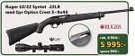 Vapenpaket Ruger 10/22 Syntet Gyr kikarsikte