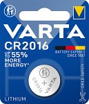 Varta Lithium knappcell CR2016