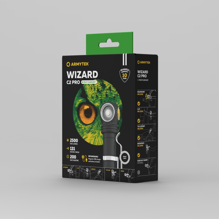 Armytek Wizard C2 Pro Magnet USB White