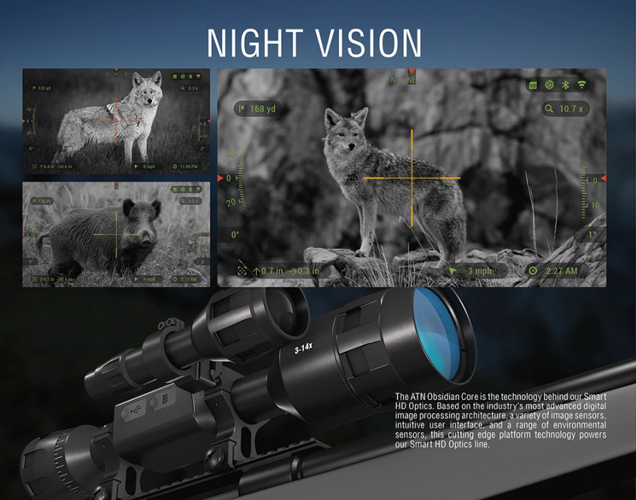 ATN X-Sight-4K HD 3-14x Pro Digital Day/Night