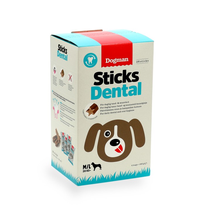 Dogman Sticks Dental Box 28-pack