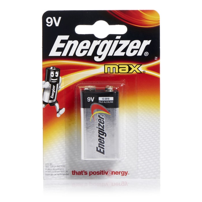 Energizer Max Batteri - 9V