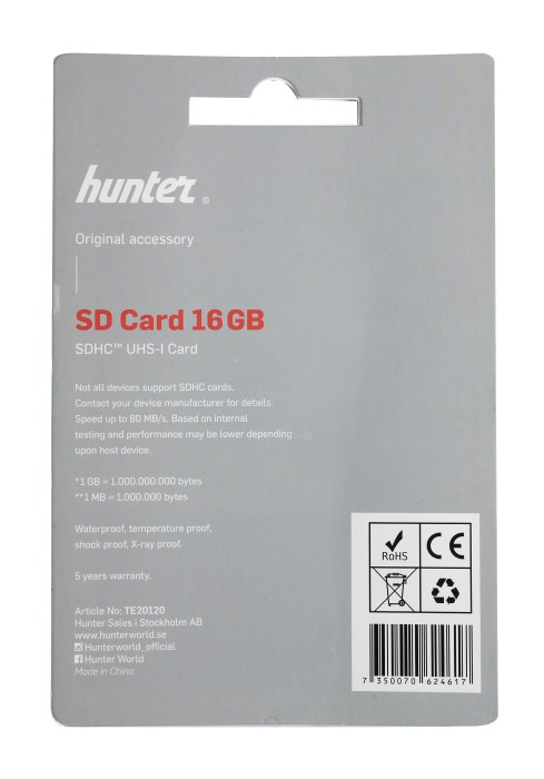 Hunter SD-kort 16 GB