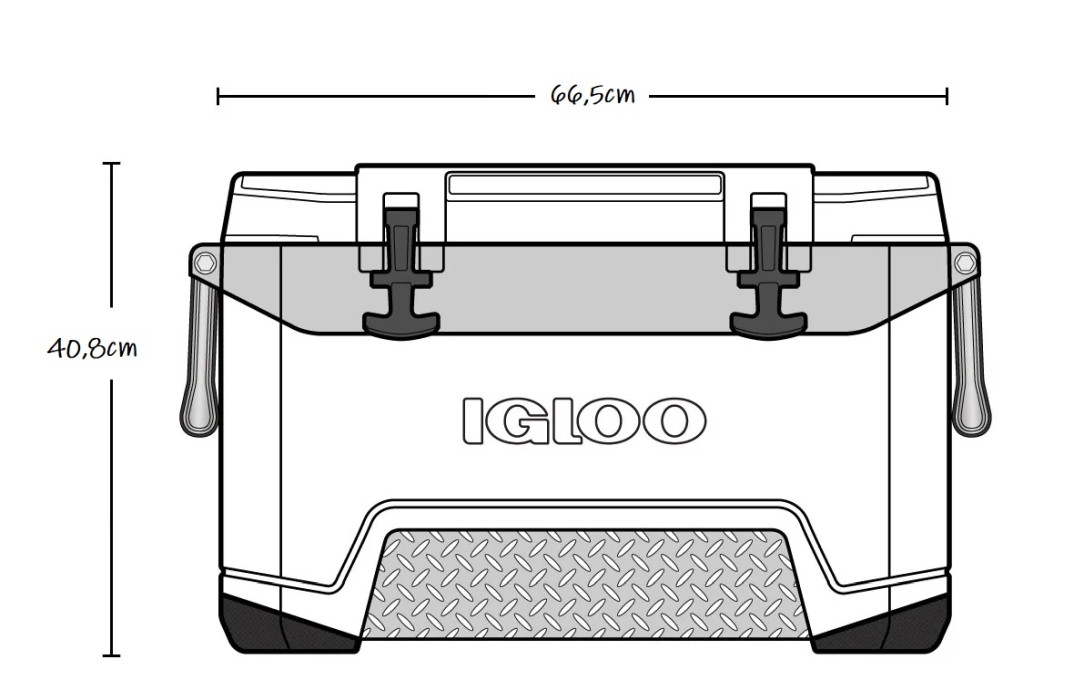 Igloo kylbox BMX52 49 Liter
