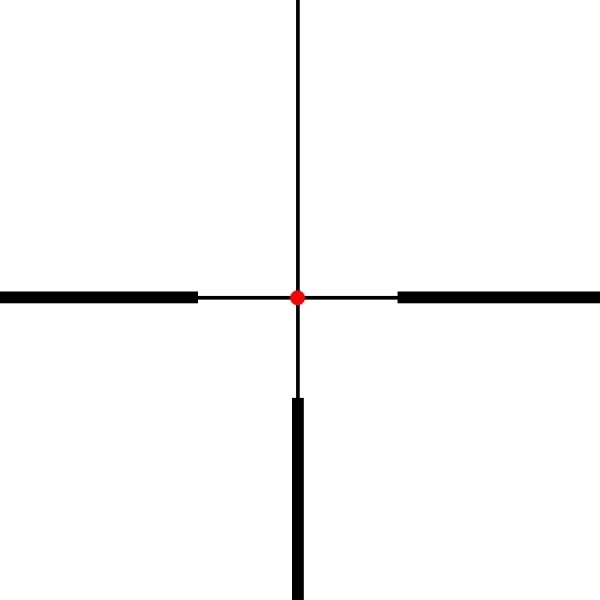 Nikko Stirling Metor 2,5-10x50 Belyst Dot